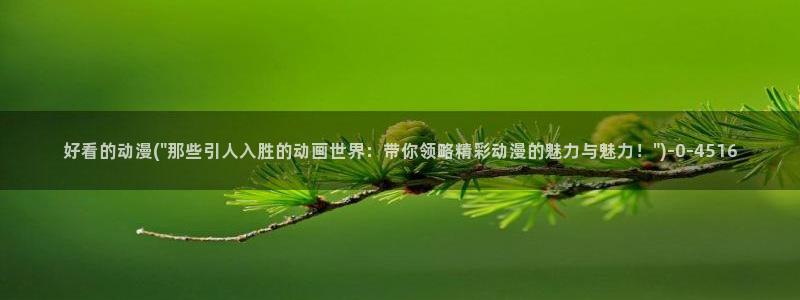 新世界动漫